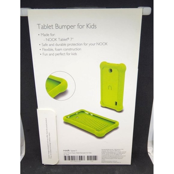 Nook Lime Foam Kid's Bumper Case for 7" Nook Tablet NEW in Package - Picture 8 of 8